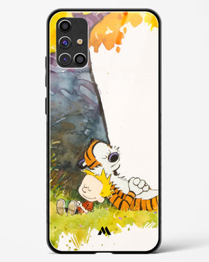Calvin Hobbes Under Tree Glass Case Phone Cover (Samsung)