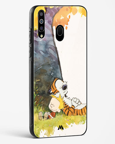 Calvin Hobbes Under Tree Glass Case Phone Cover (Samsung)