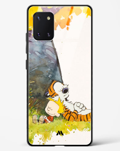 Calvin Hobbes Under Tree Glass Case Phone Cover-(Samsung)