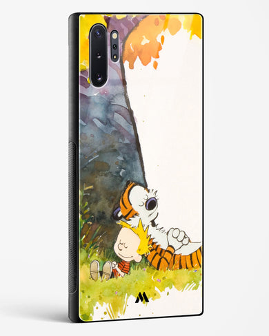 Calvin Hobbes Under Tree Glass Case Phone Cover (Samsung)