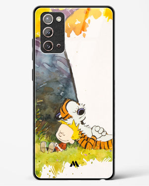 Calvin Hobbes Under Tree Glass Case Phone Cover (Samsung)