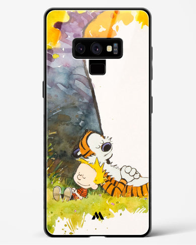 Calvin Hobbes Under Tree Glass Case Phone Cover (Samsung)