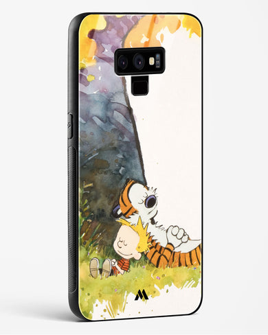 Calvin Hobbes Under Tree Glass Case Phone Cover (Samsung)