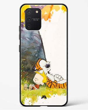 Calvin Hobbes Under Tree Glass Case Phone Cover (Samsung)