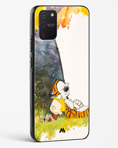 Calvin Hobbes Under Tree Glass Case Phone Cover-(Samsung)