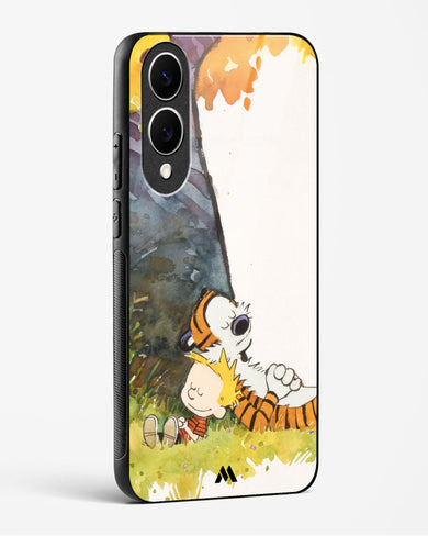 Calvin Hobbes Under Tree Glass Case Phone Cover (Samsung)