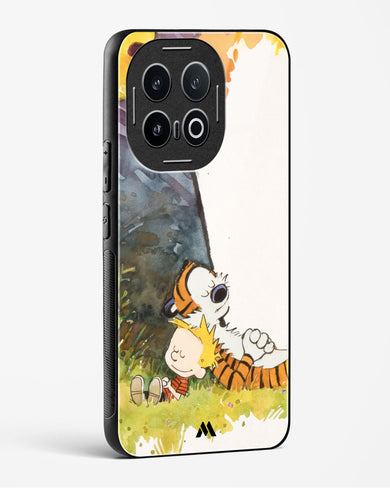Calvin Hobbes Under Tree Glass Case Phone Cover (Vivo)