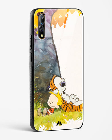 Calvin Hobbes Under Tree Glass Case Phone Cover (Vivo)