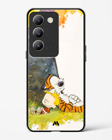 Calvin Hobbes Under Tree Glass Case Phone Cover (Vivo)