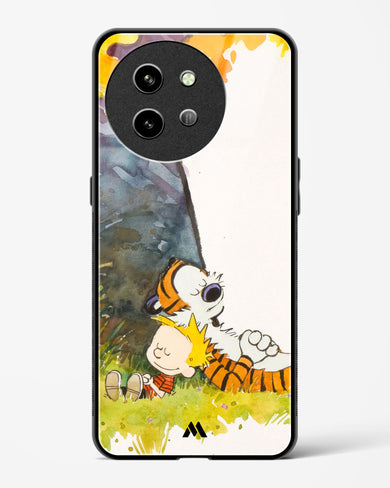 Calvin Hobbes Under Tree Glass Case Phone Cover (Vivo)