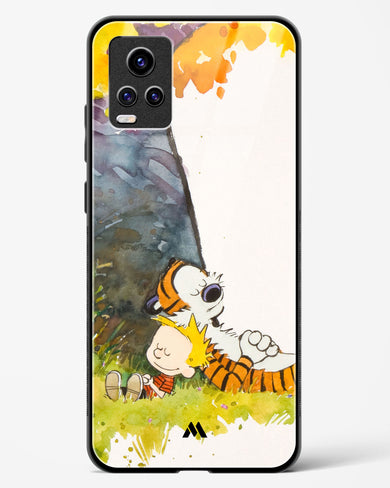 Calvin Hobbes Under Tree Glass Case Phone Cover (Vivo)