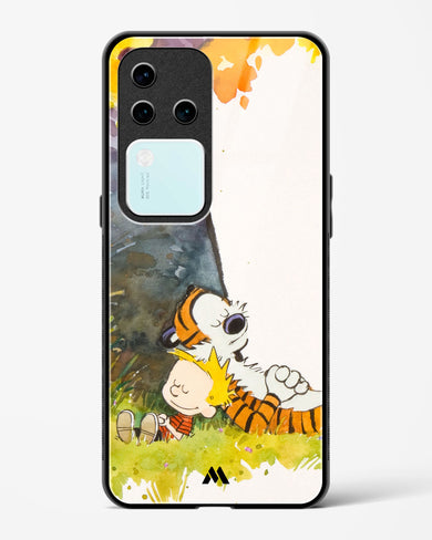 Calvin Hobbes Under Tree Glass Case Phone Cover (Vivo)