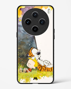 Calvin Hobbes Under Tree Glass Case Phone Cover (Vivo)
