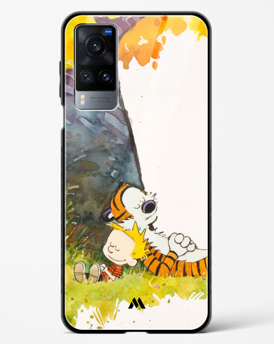 Calvin Hobbes Under Tree Glass Case Phone Cover (Vivo)