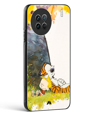 Calvin Hobbes Under Tree Glass Case Phone Cover (Vivo)