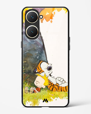 Calvin Hobbes Under Tree Glass Case Phone Cover (Vivo)