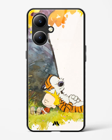 Calvin Hobbes Under Tree Glass Case Phone Cover-(Vivo)