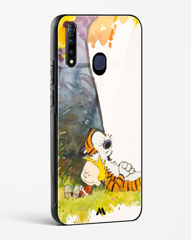 Calvin Hobbes Under Tree Glass Case Phone Cover (Vivo)