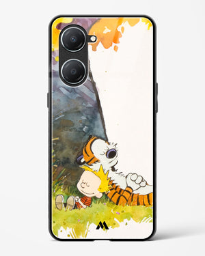 Calvin Hobbes Under Tree Glass Case Phone Cover (Vivo)