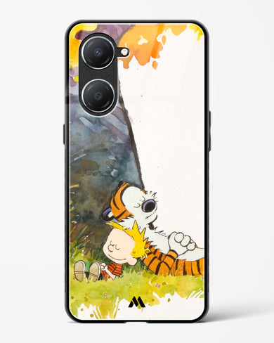 Calvin Hobbes Under Tree Glass Case Phone Cover (Vivo)
