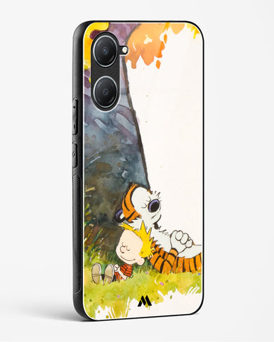 Calvin Hobbes Under Tree Glass Case Phone Cover (Vivo)