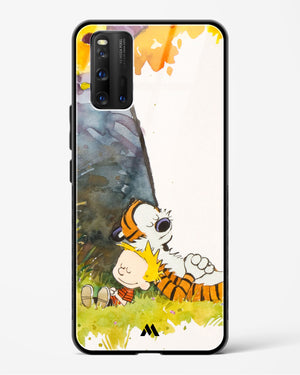 Calvin Hobbes Under Tree Glass Case Phone Cover (Vivo)