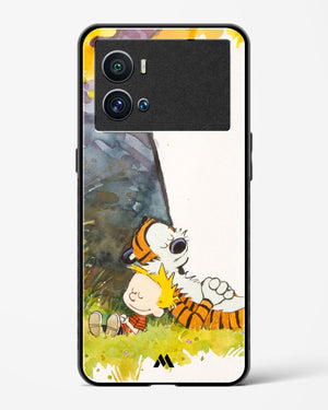 Calvin Hobbes Under Tree Glass Case Phone Cover-(Vivo)