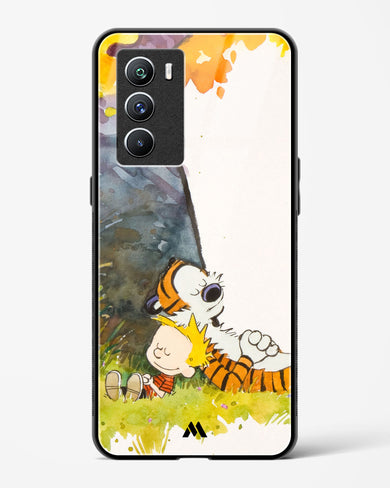 Calvin Hobbes Under Tree Glass Case Phone Cover (Vivo)