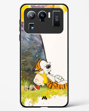 Calvin Hobbes Under Tree Glass Case Phone Cover-(Xiaomi)