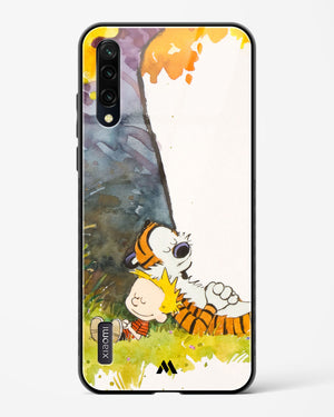 Calvin Hobbes Under Tree Glass Case Phone Cover-(Xiaomi)