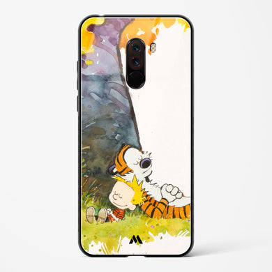 Calvin Hobbes Under Tree Glass Case Phone Cover (Xiaomi)