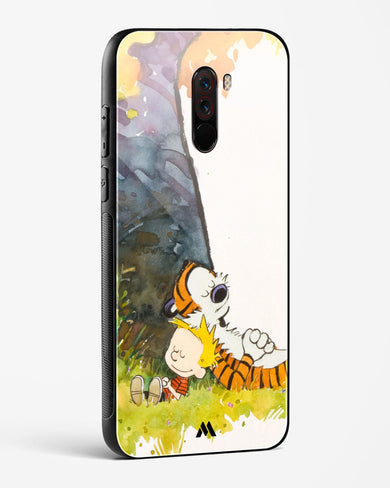 Calvin Hobbes Under Tree Glass Case Phone Cover-(Xiaomi)