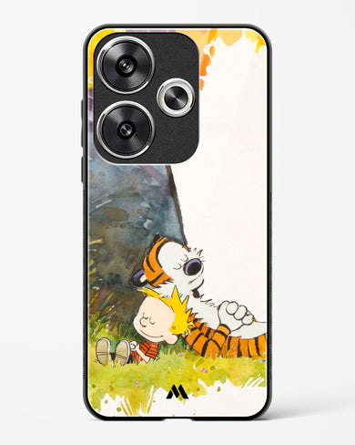 Calvin Hobbes Under Tree Glass Case Phone Cover-(Xiaomi)