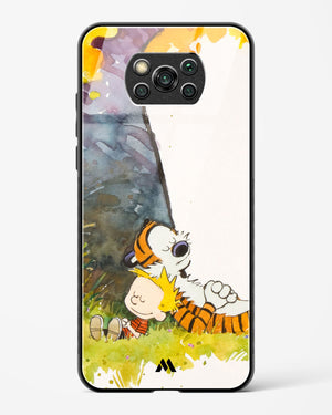 Calvin Hobbes Under Tree Glass Case Phone Cover-(Xiaomi)