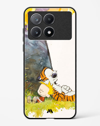 Calvin Hobbes Under Tree Glass Case Phone Cover-(Xiaomi)