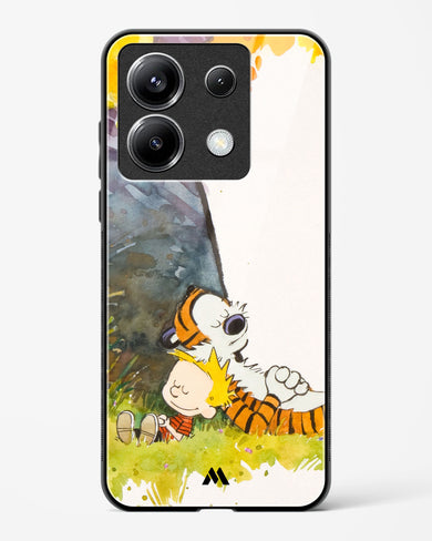 Calvin Hobbes Under Tree Glass Case Phone Cover-(Xiaomi)