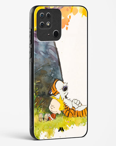 Calvin Hobbes Under Tree Glass Case Phone Cover-(Xiaomi)