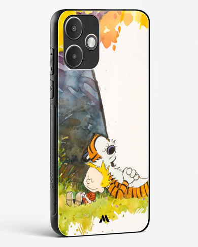 Calvin Hobbes Under Tree Glass Case Phone Cover (Xiaomi)