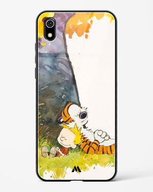 Calvin Hobbes Under Tree Glass Case Phone Cover-(Xiaomi)