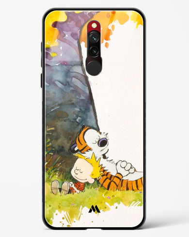 Calvin Hobbes Under Tree Glass Case Phone Cover-(Xiaomi)