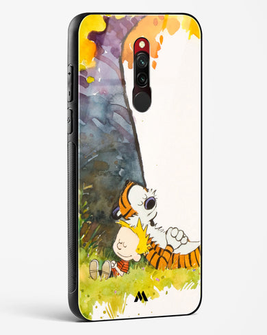 Calvin Hobbes Under Tree Glass Case Phone Cover-(Xiaomi)