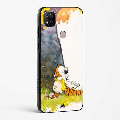 Calvin Hobbes Under Tree Glass Case Phone Cover-(Xiaomi)