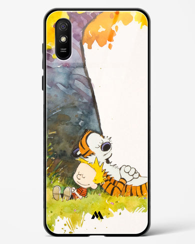 Calvin Hobbes Under Tree Glass Case Phone Cover-(Xiaomi)