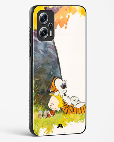 Calvin Hobbes Under Tree Glass Case Phone Cover-(Xiaomi)