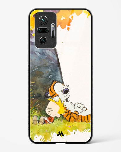 Calvin Hobbes Under Tree Glass Case Phone Cover-(Xiaomi)