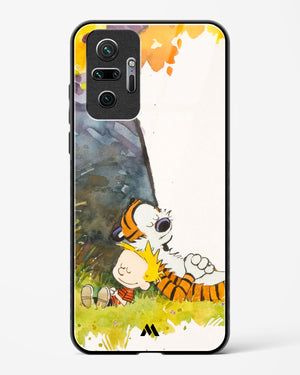 Calvin Hobbes Under Tree Glass Case Phone Cover (Xiaomi)