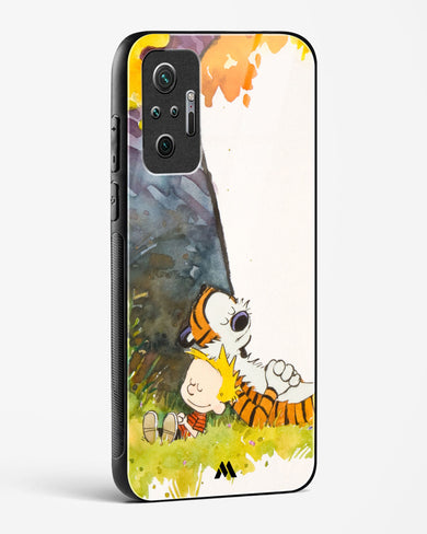 Calvin Hobbes Under Tree Glass Case Phone Cover-(Xiaomi)