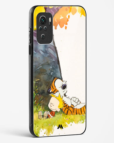 Calvin Hobbes Under Tree Glass Case Phone Cover-(Xiaomi)