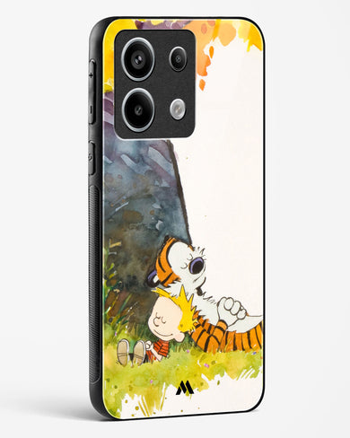 Calvin Hobbes Under Tree Glass Case Phone Cover-(Xiaomi)