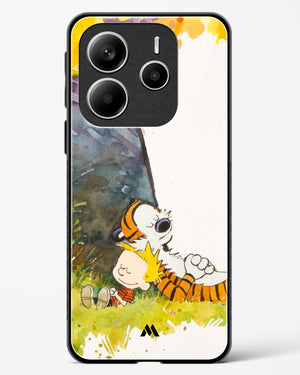 Calvin Hobbes Under Tree Glass Case Phone Cover (Xiaomi)
